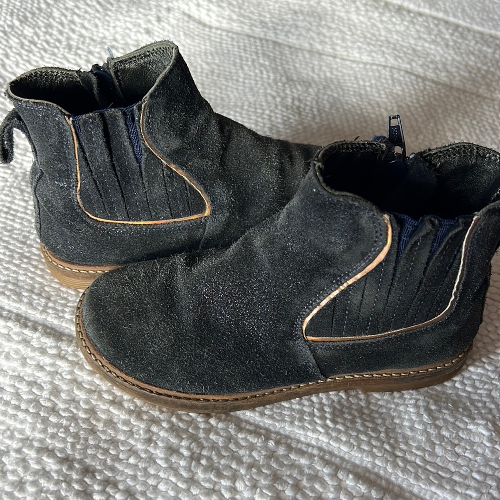 Chelsea Blue Ankle Boots